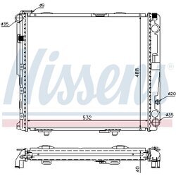 Chladič motora NISSENS 62696A - obr. 4