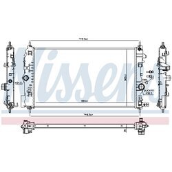 Chladič motora NISSENS 630763 - obr. 4