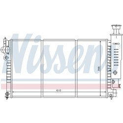 Chladič motora NISSENS 63526