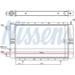 Chladič motora NISSENS 63850 - obr. 4