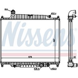 Chladič motora NISSENS 643222 - obr. 4