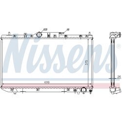 Chladič motora NISSENS 64643A - obr. 4