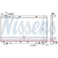 Chladič motora NISSENS 64706 - obr. 4