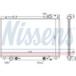 Chladič motora NISSENS 647451 - obr. 5