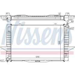 Chladič motora NISSENS 65546A - obr. 4