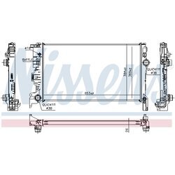 Chladič motora NISSENS 65623 - obr. 4