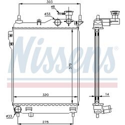 Chladič motora NISSENS 67093 - obr. 4