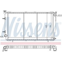 Chladič motora NISSENS 67702 - obr. 4