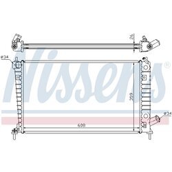 Chladič motora NISSENS 68004A - obr. 5