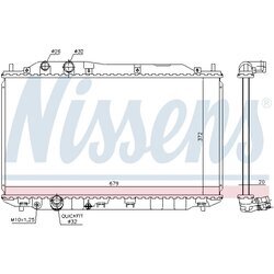 Chladič motora NISSENS 681384 - obr. 4