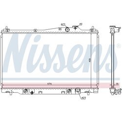 Chladič motora NISSENS 68142 - obr. 5