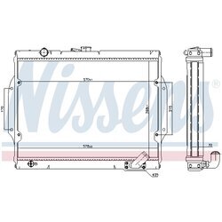 Chladič motora NISSENS 68156 - obr. 4