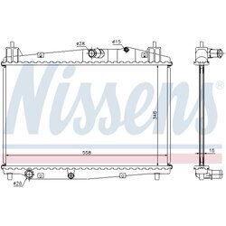 Chladič motora NISSENS 68506 - obr. 5