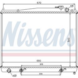 Chladič motora NISSENS 68715 - obr. 4