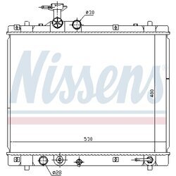 Chladič motora NISSENS 69402 - obr. 4