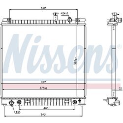 Chladič motora NISSENS 69484 - obr. 4