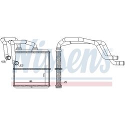 Výmenník tepla vnútorného kúrenia NISSENS 72219 - obr. 5