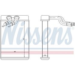 Výmenník tepla vnútorného kúrenia NISSENS 77610 - obr. 5