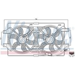 Ventilátor chladenia motora NISSENS 85386 - obr. 4