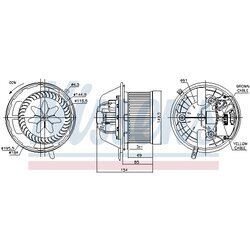 Vnútorný ventilátor NISSENS 87062 - obr. 5