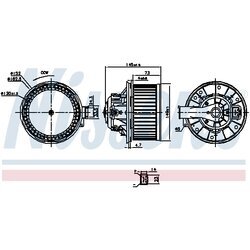 Vnútorný ventilátor NISSENS 87494 - obr. 5