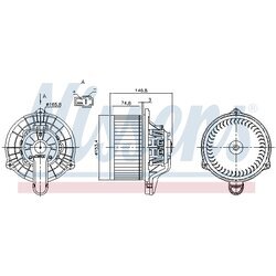 Vnútorný ventilátor NISSENS 87816 - obr. 5