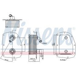 Chladič motorového oleja NISSENS 91179 - obr. 5
