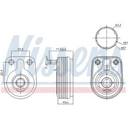 Chladič motorového oleja NISSENS 91372 - obr. 4