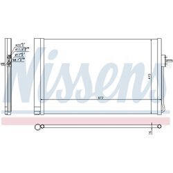 Kondenzátor klimatizácie NISSENS 940364 - obr. 5