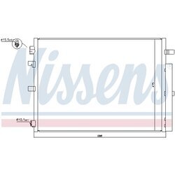 Kondenzátor klimatizácie NISSENS 940397 - obr. 4