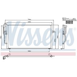 Kondenzátor klimatizácie NISSENS 94305 - obr. 5