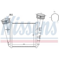 Chladič plniaceho vzduchu NISSENS 96468 - obr. 4