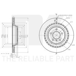 Brzdový kotúč NK 3133145 - obr. 2