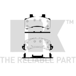 Sada brzdových platničiek kotúčovej brzdy NK 229202