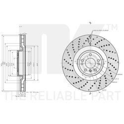 Brzdový kotúč NK 3133141 - obr. 2