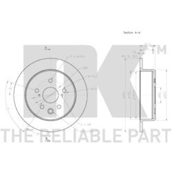 Brzdový kotúč NK 3145135 - obr. 2