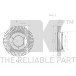 Brzdový kotúč NK 3145153 - obr. 2