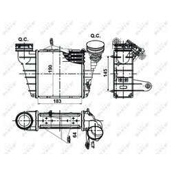 Chladič plniaceho vzduchu NRF 30476 - obr. 4