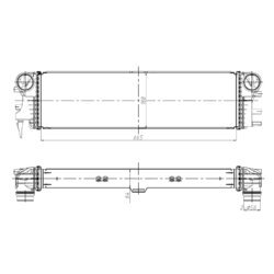 Chladič plniaceho vzduchu NRF 309037