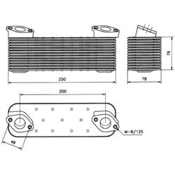 Chladič motorového oleja NRF 31049 - obr. 4