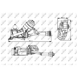 Obal olejového filtra NRF 31349 - obr. 4