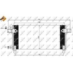 Kondenzátor klimatizácie NRF 35620 - obr. 4