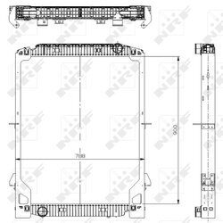 Chladič motora NRF 559568 - obr. 1