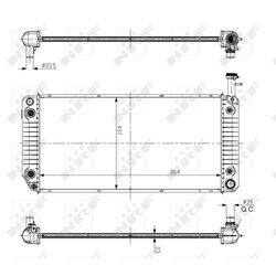 Chladič motora NRF 56093 - obr. 3