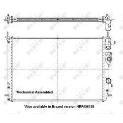 Chladič motora NRF 58198 - obr. 3