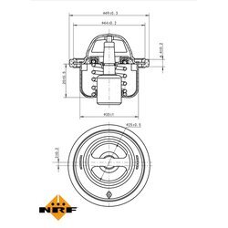 Termostat chladenia NRF 725146 - obr. 4