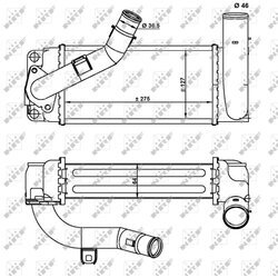 Chladič plniaceho vzduchu NRF 30922 - obr. 4