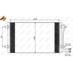 Kondenzátor klimatizácie NRF 35656