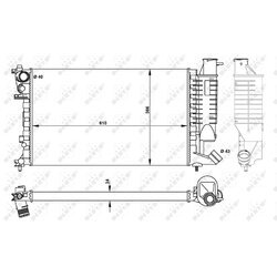 Chladič motora NRF 50425 - obr. 4