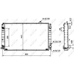 Chladič motora NRF 51587 - obr. 4